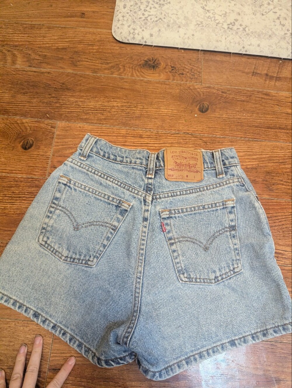 Vintage Levi's Light Wash High-Rise Denim Shorts